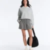 Shorts aus Lyocell-Mischgewebe mit Vichy-Karomuster