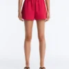 Shorts aus Piqué-Baumwolle