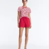 Shorts aus Piqué-Baumwolle