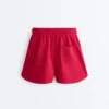 Shorts aus Piqué-Baumwolle
