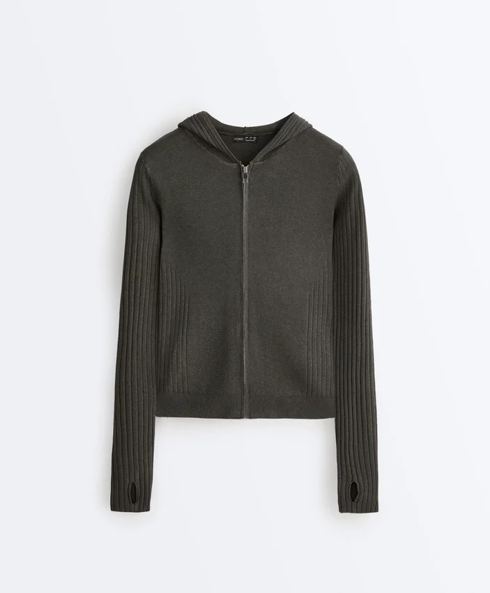 Slim-Fit-Jacke mit Kapuze Slim-Fit-Jacke mit Kapuze