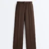 Slim-Fit-Piqué-Hose mit niedriger Leibhöhe aus Baumwolle Slim-Fit-Piqué-Hose mit niedriger Leibhöhe aus Baumwolle