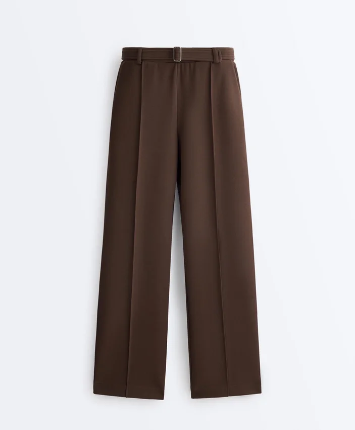 Slim-Fit-Piqué-Hose mit niedriger Leibhöhe aus Baumwolle Slim-Fit-Piqué-Hose mit niedriger Leibhöhe aus Baumwolle