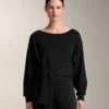 Soft Touch-Geknotetes Sweatshirt aus Modal Soft Touch-Geknotetes Sweatshirt aus Modal