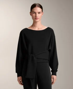 Soft Touch-Geknotetes Sweatshirt aus Modal