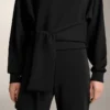 Soft Touch-Geknotetes Sweatshirt aus Modal Soft Touch-Geknotetes Sweatshirt aus Modal