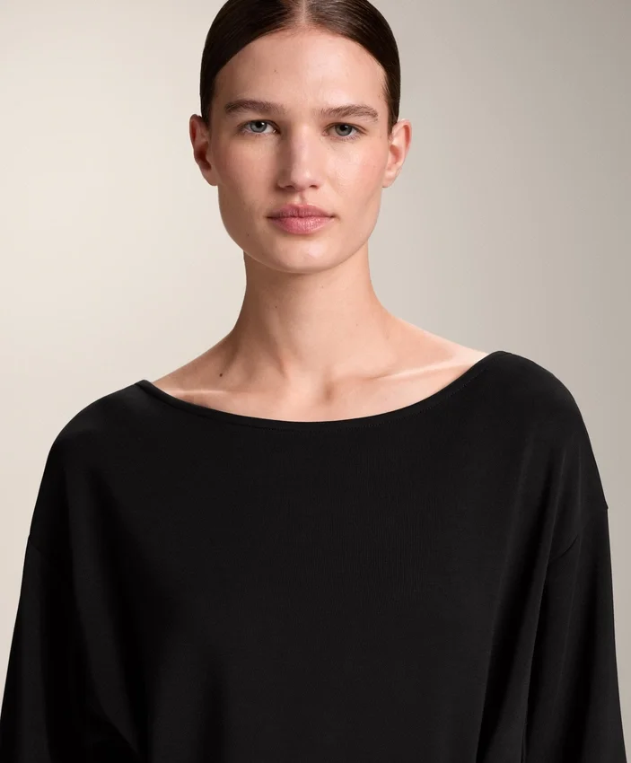 Soft Touch-Geknotetes Sweatshirt aus Modal Soft Touch-Geknotetes Sweatshirt aus Modal