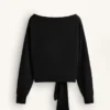 Soft Touch-Geknotetes Sweatshirt aus Modal Soft Touch-Geknotetes Sweatshirt aus Modal