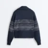 Soft Touch-gestreifte Matrosenjacke aus Modal Soft Touch-gestreifte Matrosenjacke aus Modal