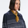 Soft Touch-gestreifte Matrosenjacke aus Modal Soft Touch-gestreifte Matrosenjacke aus Modal