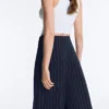 Soft Touch-Hose mit weitem Bein, Seitenfalten und Modal Soft Touch-Hose mit weitem Bein, Seitenfalten und Modal