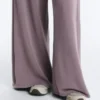 Soft Touch-Hose mit weitem Bein, Seitenfalten und Modal Soft Touch-Hose mit weitem Bein, Seitenfalten und Modal