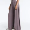 Soft Touch-Hose mit weitem Bein, Seitenfalten und Modal Soft Touch-Hose mit weitem Bein, Seitenfalten und Modal