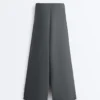 Soft Touch-Hose mit weitem Bein, Seitenfalten und Modal Soft Touch-Hose mit weitem Bein, Seitenfalten und Modal