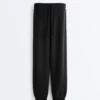 Soft Touch-Jogginghose aus Modal-Rippstrick Soft Touch-Jogginghose aus Modal-Rippstrick