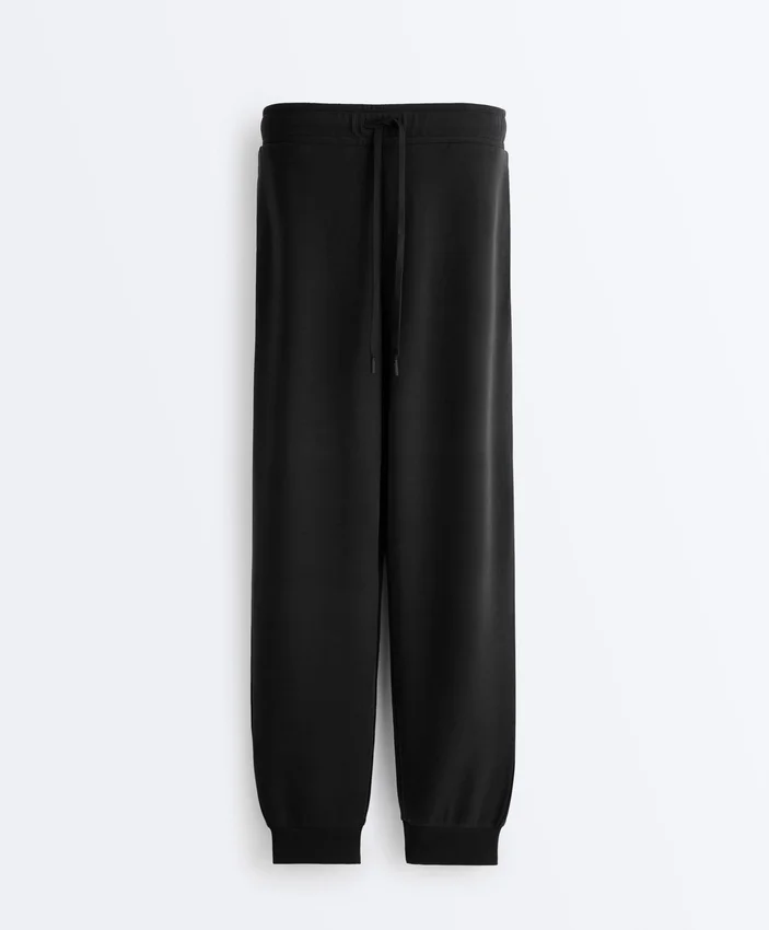 Soft Touch-Jogginghose aus Modal-Rippstrick Soft Touch-Jogginghose aus Modal-Rippstrick