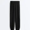 Soft Touch-Jogginghose aus Modal-Rippstrick Soft Touch-Jogginghose aus Modal-Rippstrick