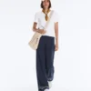 Soft Touch-Modal-Hose mit Matrosenstreifen Soft Touch-Modal-Hose mit Matrosenstreifen