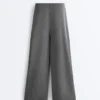Soft Touch-Modal-Hose mit Nadelstreifen und weitem Bein Soft Touch-Modal-Hose mit Nadelstreifen und weitem Bein