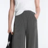 Soft Touch-Modal-Hose mit Nadelstreifen und weitem Bein Soft Touch-Modal-Hose mit Nadelstreifen und weitem Bein
