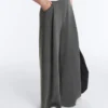 Soft Touch-Modal-Hose mit Nadelstreifen und weitem Bein Soft Touch-Modal-Hose mit Nadelstreifen und weitem Bein