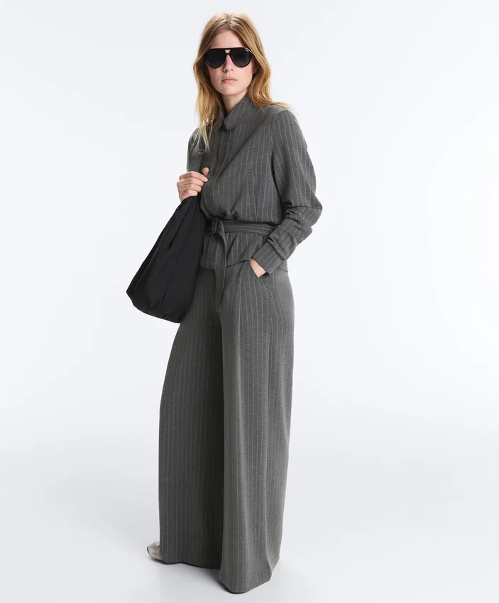 Soft Touch-Modal-Jacke mit Gürtel Soft Touch-Modal-Jacke mit Gürtel