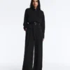 Soft Touch-Jacke mit Gürtel und Modal Soft Touch-Jacke mit Gürtel und Modal