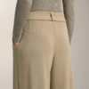 Soft Touch-Modal-Hose mit weitem Bein und Falten an der Taille Soft Touch-Modal-Hose mit weitem Bein und Falten an der Taille