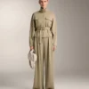 Soft Touch-Jacke mit Gürtel und Modal Soft Touch-Jacke mit Gürtel und Modal