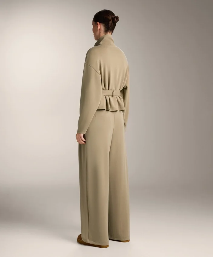 Soft Touch-Jacke mit Gürtel und Modal Soft Touch-Jacke mit Gürtel und Modal