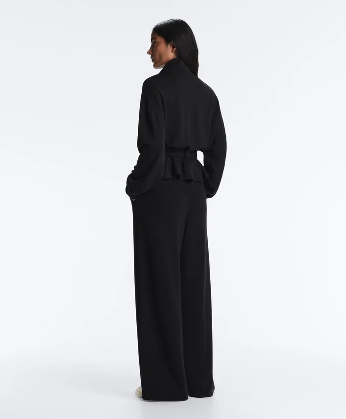 Soft Touch-Jacke mit Gürtel und Modal Soft Touch-Jacke mit Gürtel und Modal