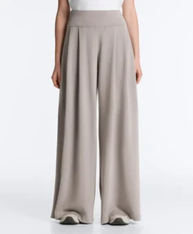 Soft Touch-Modal-Hose mit weitem Bein und Korsett-Detail