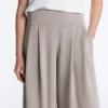 Soft Touch-Modal-Hose mit weitem Bein und Korsett-Detail Soft Touch-Modal-Hose mit weitem Bein und Korsett-Detail