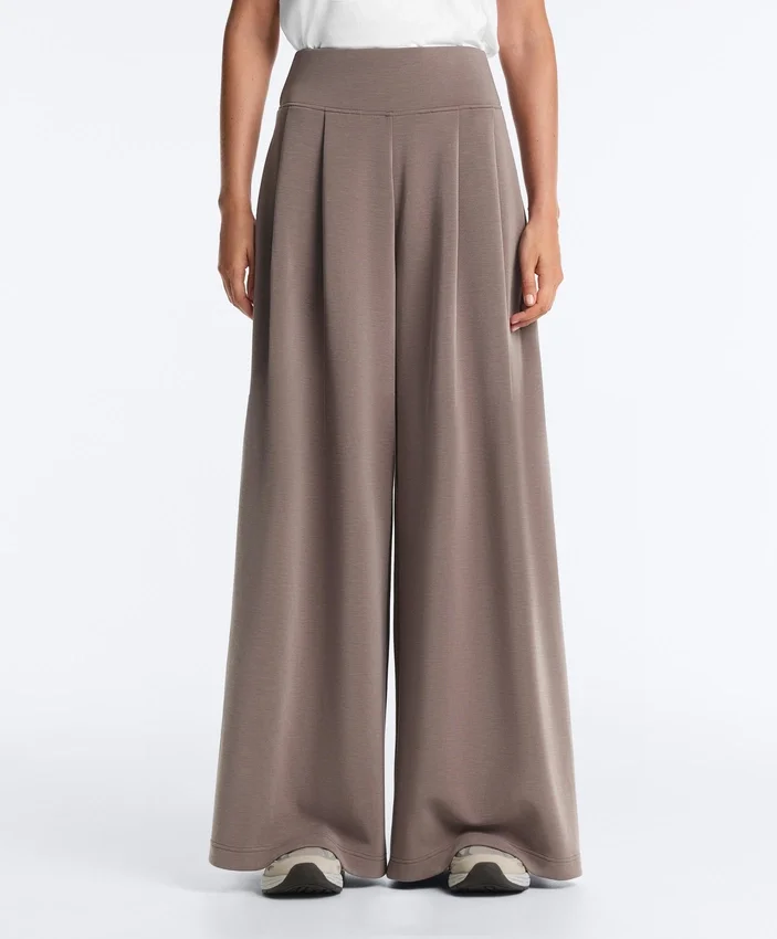 Soft Touch-Modal-Hose mit weitem Bein und Korsett-Taille Soft Touch-Modal-Hose mit weitem Bein und Korsett-Taille