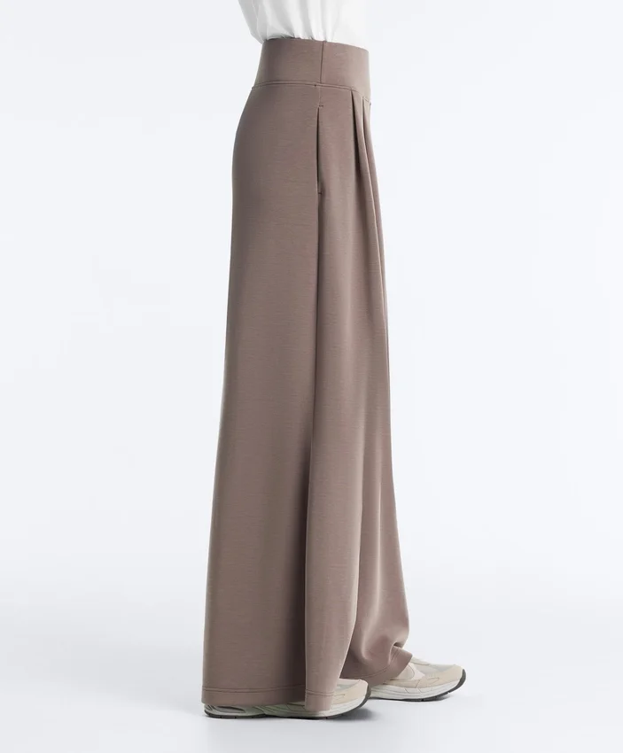 Soft Touch-Modal-Hose mit weitem Bein und Korsett-Taille Soft Touch-Modal-Hose mit weitem Bein und Korsett-Taille