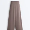 Soft Touch-Modal-Hose mit weitem Bein und Korsett-Taille Soft Touch-Modal-Hose mit weitem Bein und Korsett-Taille