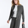 Soft Touch-Modal-Jacke mit Gürtel Soft Touch-Modal-Jacke mit Gürtel
