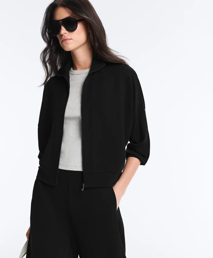 Soft Touch-Modal-Jacke mit Hohlsaum Soft Touch-Modal-Jacke mit Hohlsaum