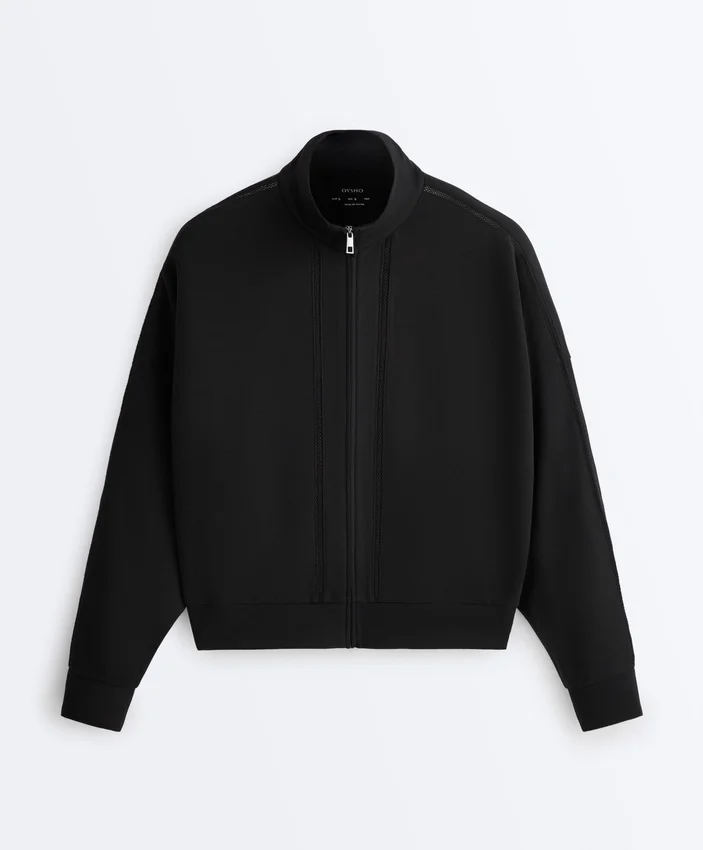 Soft Touch-Modal-Jacke mit Hohlsaum Soft Touch-Modal-Jacke mit Hohlsaum