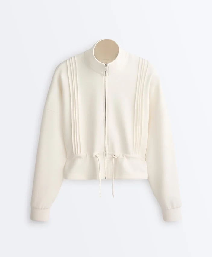 Soft Touch-Modal-Jacke mit Rippbündchen Soft Touch-Modal-Jacke mit Rippbündchen