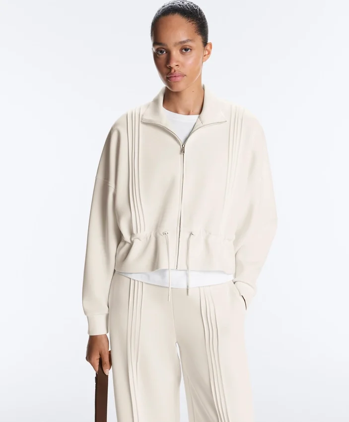 Soft Touch-Modal-Jacke mit Rippbündchen Soft Touch-Modal-Jacke mit Rippbündchen