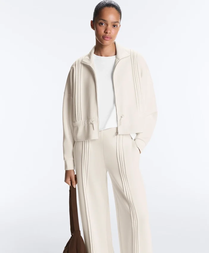 Soft Touch-Modal-Jacke mit Rippbündchen Soft Touch-Modal-Jacke mit Rippbündchen