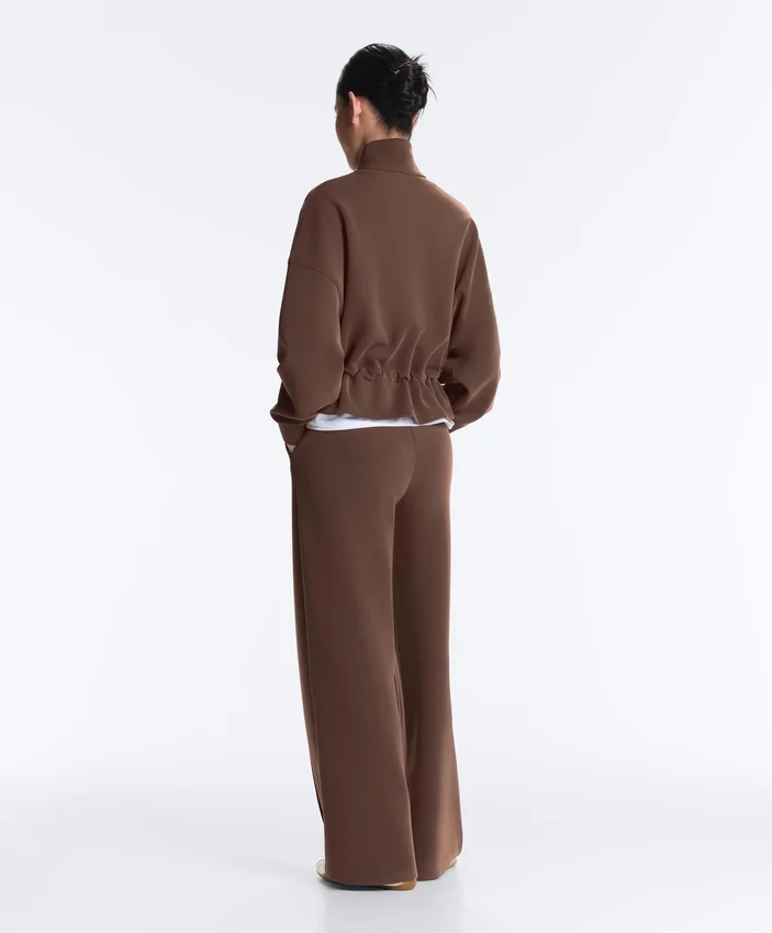 Soft Touch-Modal-Jacke mit Rippbündchen Soft Touch-Modal-Jacke mit Rippbündchen
