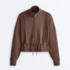Soft Touch-Modal-Jacke mit Rippbündchen Soft Touch-Modal-Jacke mit Rippbündchen