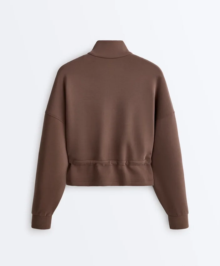 Soft Touch-Modal-Jacke mit Rippbündchen Soft Touch-Modal-Jacke mit Rippbündchen