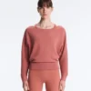 Soft Touch-Modal-Sweatshirt mit U-Boot-Ausschnitt