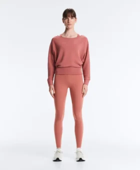 Soft Touch-Modal-Sweatshirt mit U-Boot-Ausschnitt