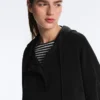 Soft Touch-Sweatshirt aus Modal mit Reißverschluss Soft Touch-Sweatshirt aus Modal mit Reißverschluss