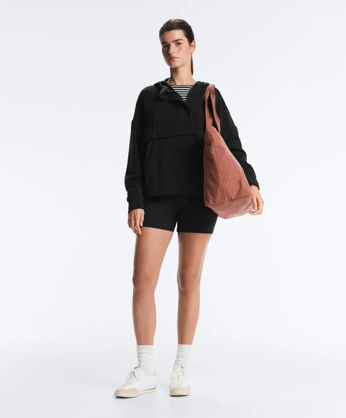 Soft Touch-Sweatshirt aus Modal mit Reißverschluss Soft Touch-Sweatshirt aus Modal mit Reißverschluss