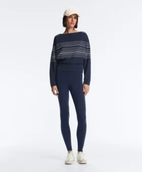 Soft Touch-Sweatshirt mit Matrosenstreifen aus Modal